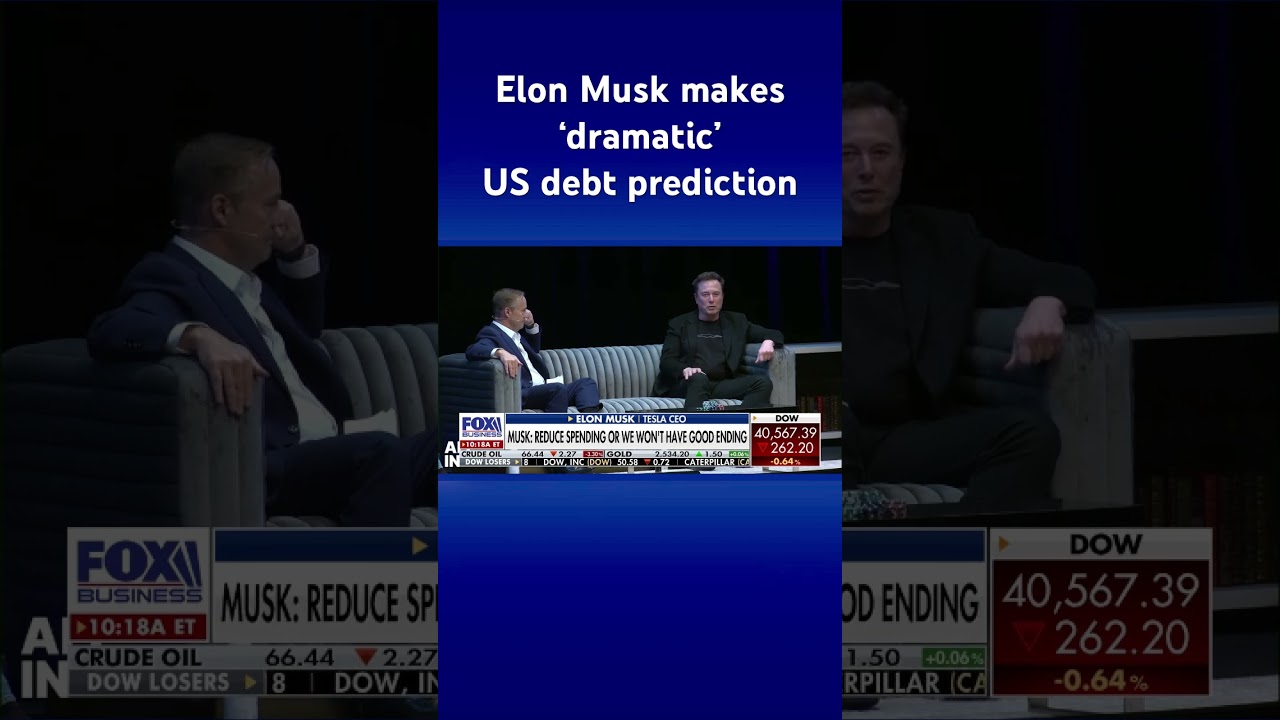 Elon Musk warns America is going bankrupt &lsquo;extremely quickly&rsquo; #shorts