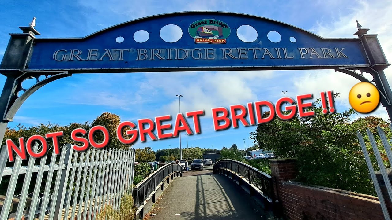 GREAT BRIDGE TIPTON not so great anymore 😕 #explore #blackcountry #vlog
