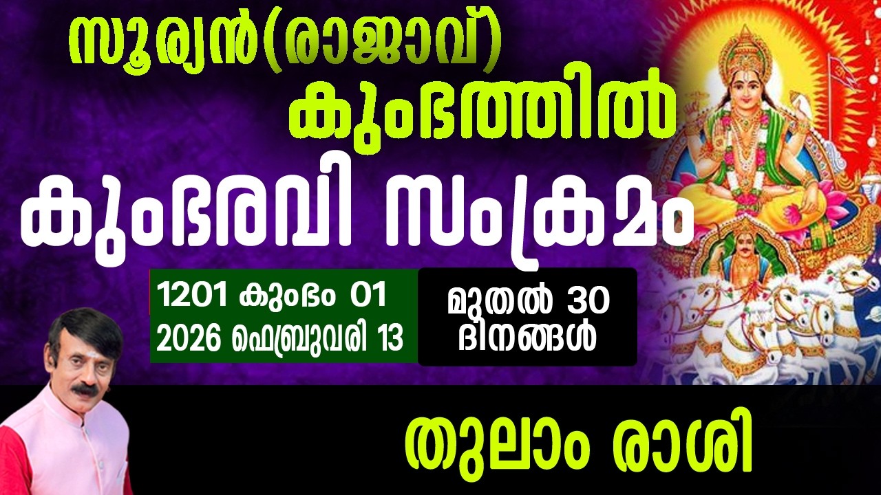 സൂര്യൻ(രാജാവ്)കുംഭത്തിൽ - തുലാം  രാശി#astrologypredictions #horoscope #sanskrit #malayalam #zodiac