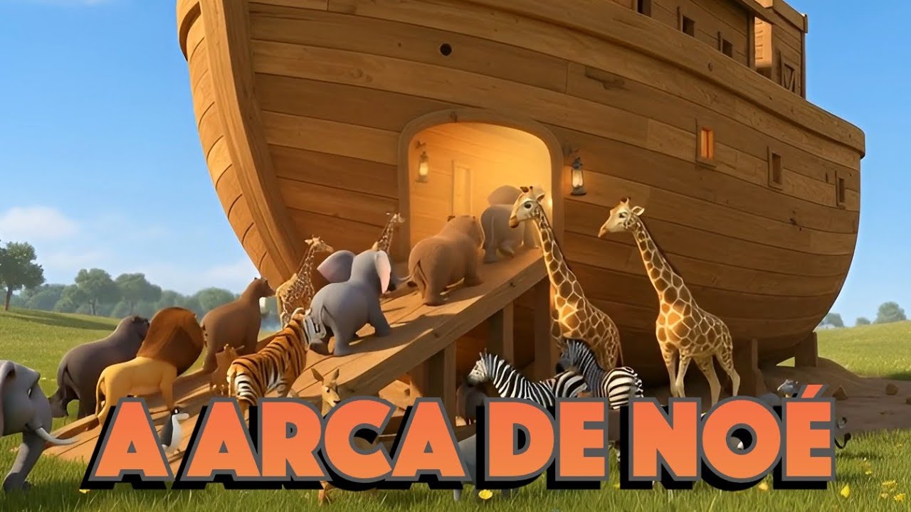 A arca de Noé contada com carinho | Bíblia para pequeninos