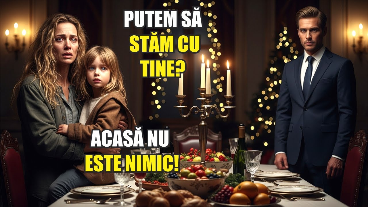 O MAMĂ SĂRACĂ MUNCIND ÎN AJUNUL CRĂCIUNULUI CU FIICA EI, CÂND UN MILIARDAR APARE ȘI O SURPRINDE.