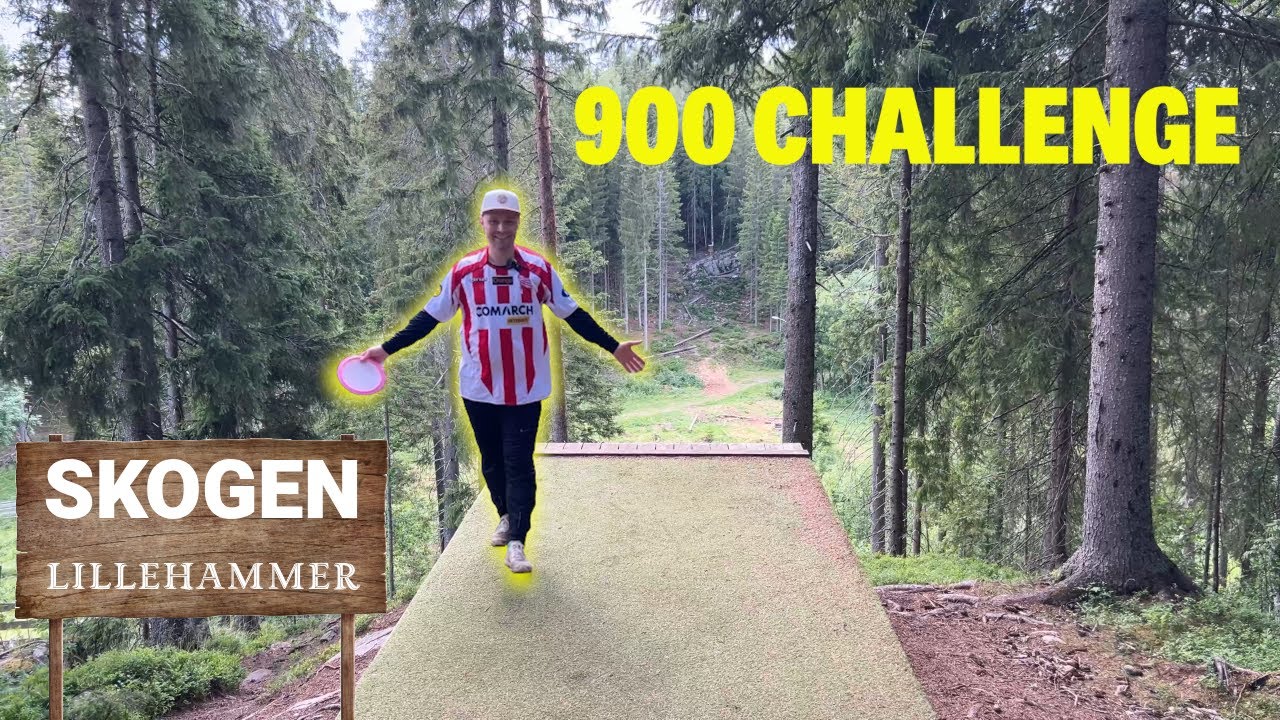 Discgolf på Skogen i Lillehammer