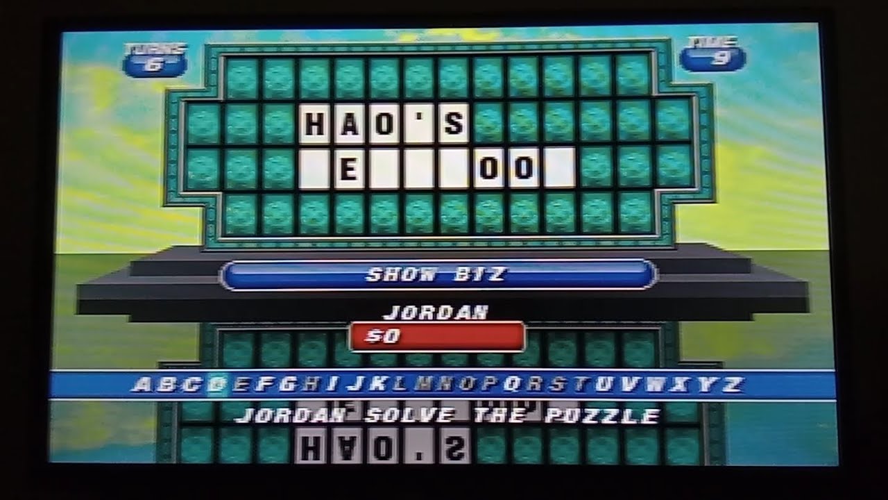 Wheel of fortune Plug n play 1st edition Game show #2