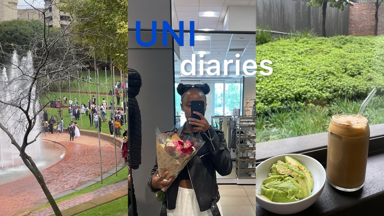 UNI DIARIES |spent a day indoors+skincare+food+a bit of studying+attending a friend’s graduation