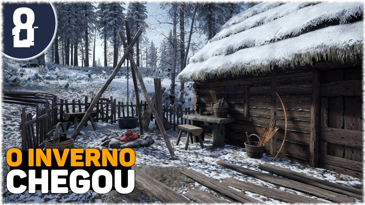 O Inverno Chegou | Medieval Dynasty EP 08 | Gameplay PC PTBR 2022 (PS5 XBS Release)