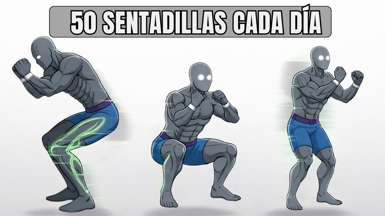 Hacer 50 sentadillas todos los días: lo que sucede.