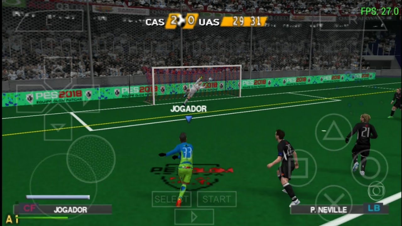 COMO JOGAR RUMO AO ESTRELATO NO ANDROID (PES 2019 PSP EMULADOR )