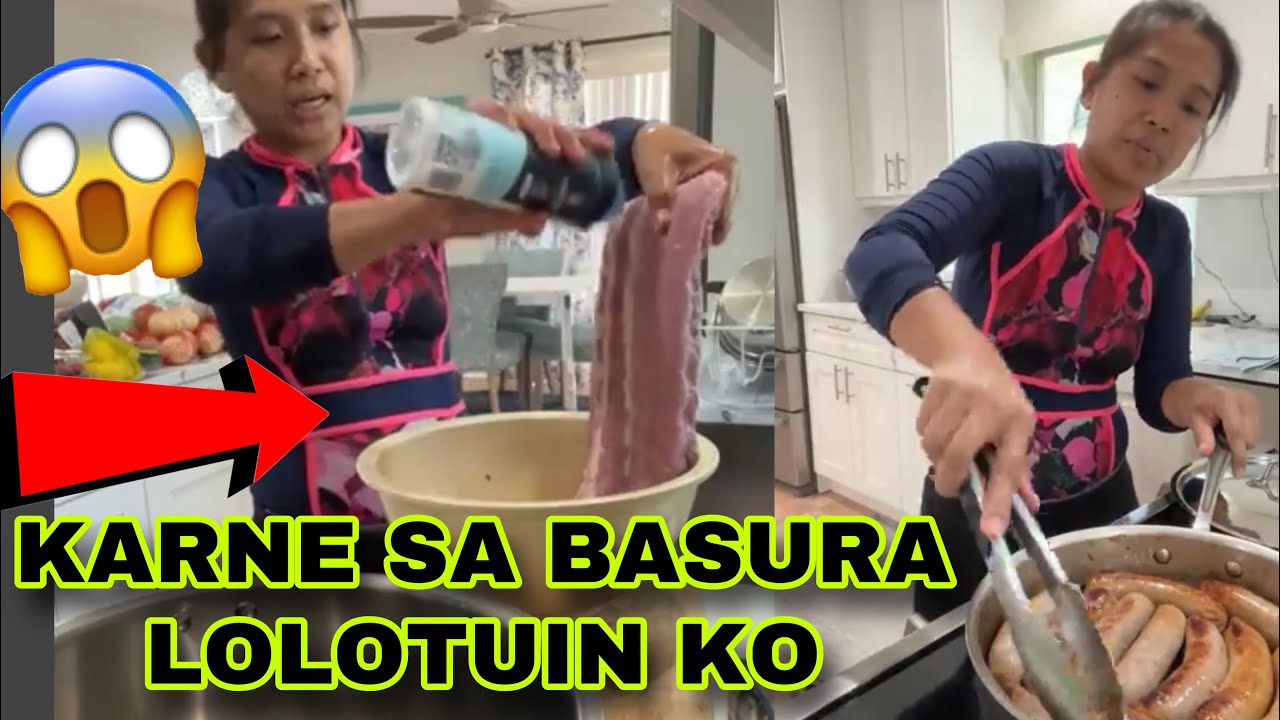 Dumpster diving Pasarapin ang Sausage at Ribs galing sa Dumpster