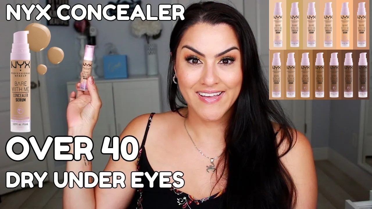 NYX BARE WITH ME SERUM CONCEALER REVIEW & DEMO