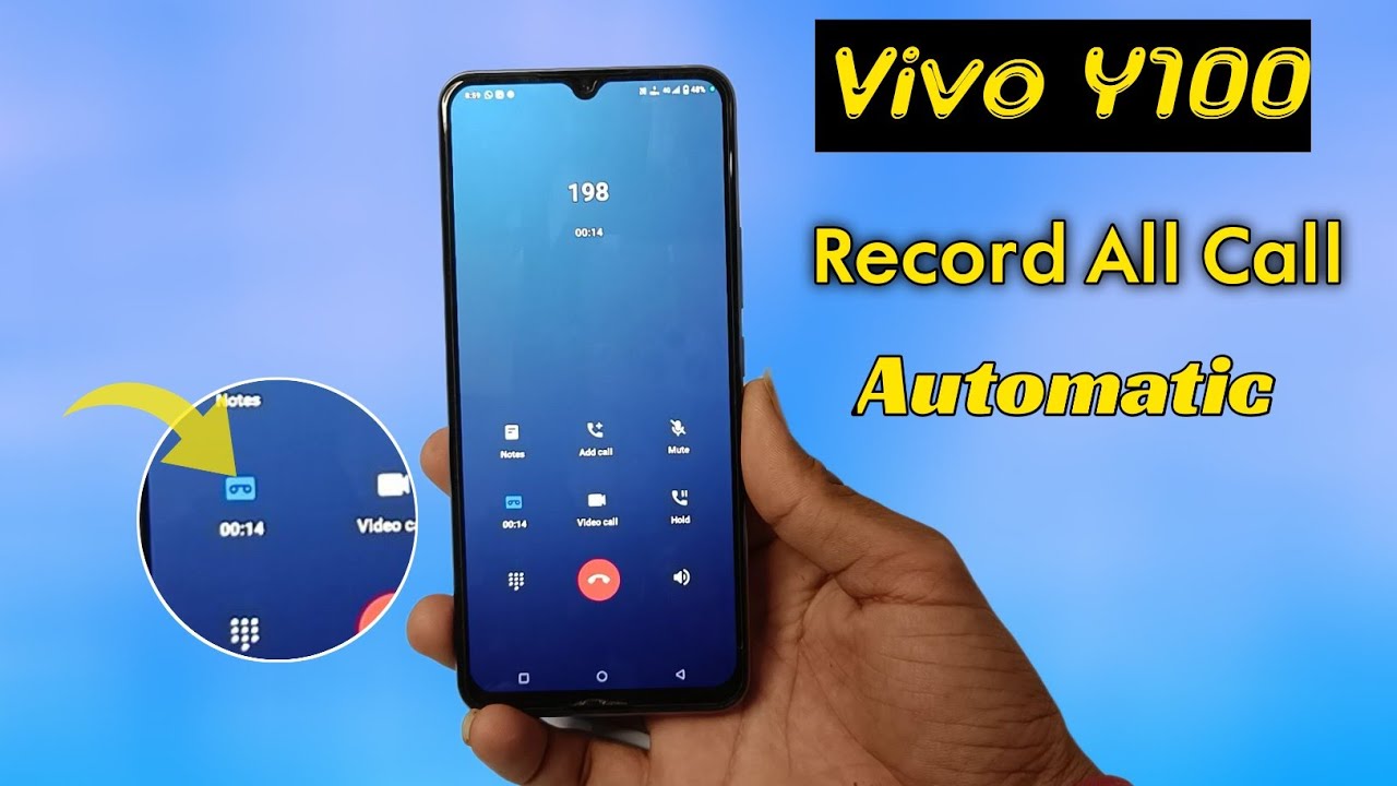 Vivo Y100 Auto Call Recording | Vivo Y100 Call Recording Without Announcement
