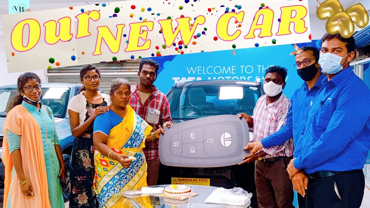 Our NEW CAR -MOM'S DREAM COME TRUE||Tata Nexon  || VIBRANT BLUES || Vidya Bharathi ||#tatanexon2022