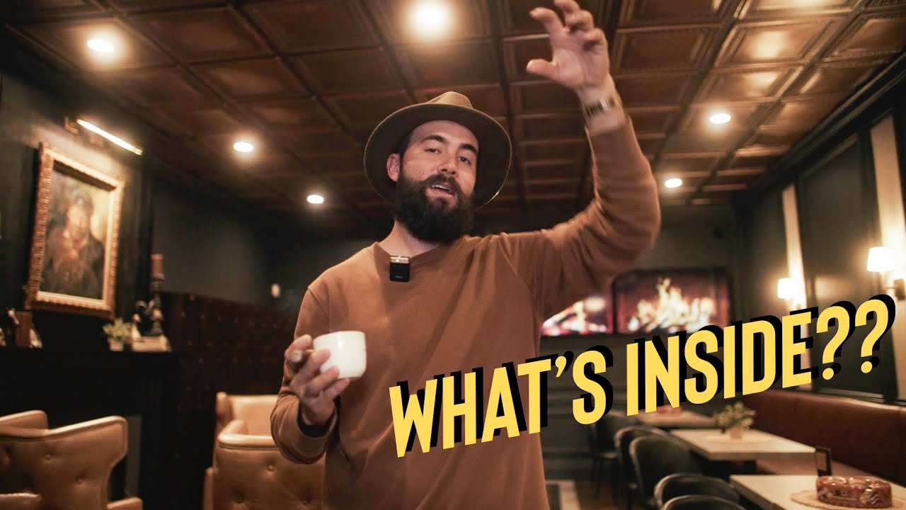 YOU WON'T BELIEVE what's hiding inside this cigar lounge!!