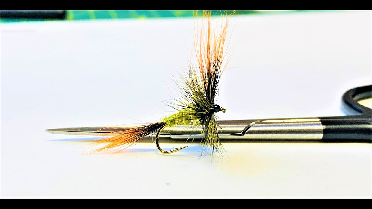 Tying a trout fly, Green Wulff with Scott Jackson