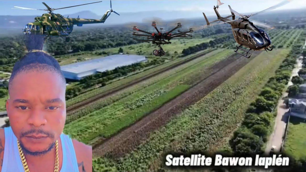 Lanm&ograve; sanjou fenk mete Drone li sou t&ecirc;t boujwa yo.machandiz sezi elipkot&egrave; anl&egrave; vin pran bagay yo Ayi