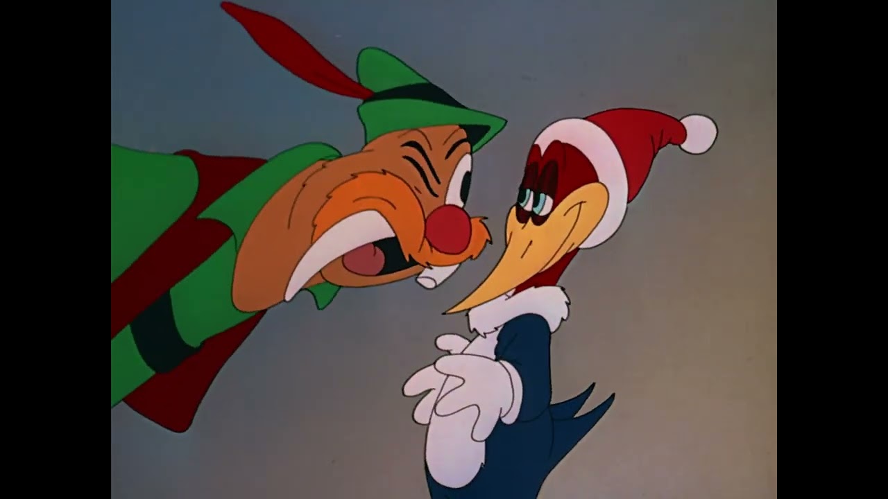 Woody Woodpecker | Ski for two | Walter Lantz Cartoons | Old Cartoons 