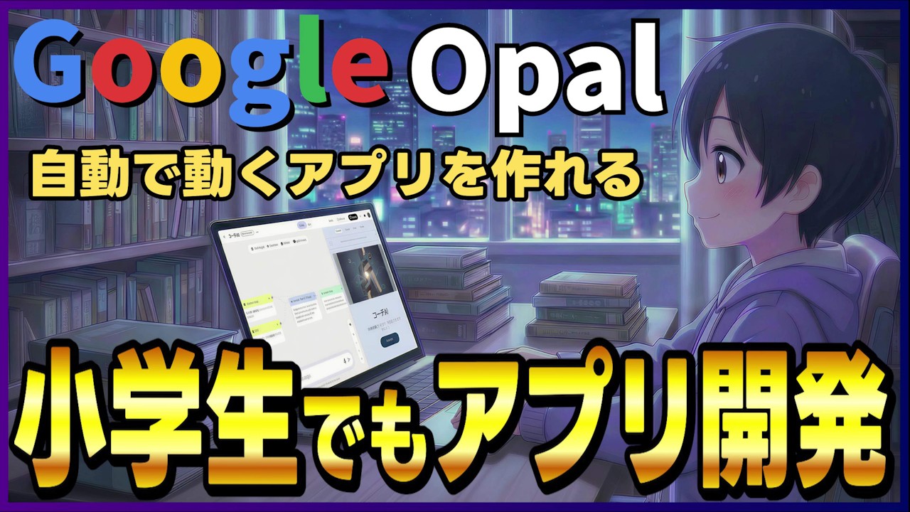 【簡単に高性能アプリを作れる】Googleの無料ノーコードAIツール「Opal」が大幅アップデート！ ～自動で動く＆使うほど賢くなる記憶アプリを作れる～