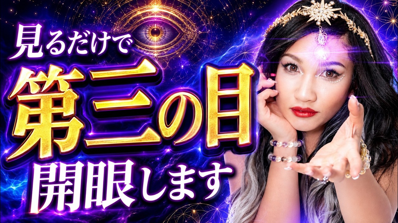 【スピリチュアル能力不要】誰でも出来るサードアイ開眼方法【第三の目】