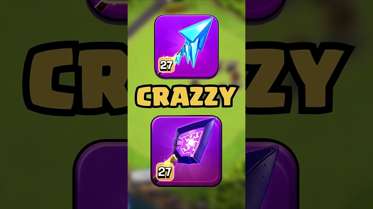 MAX Monolith Arrow + Frozen Arrow 😳🔥Clash of Clans #Shorts #coc