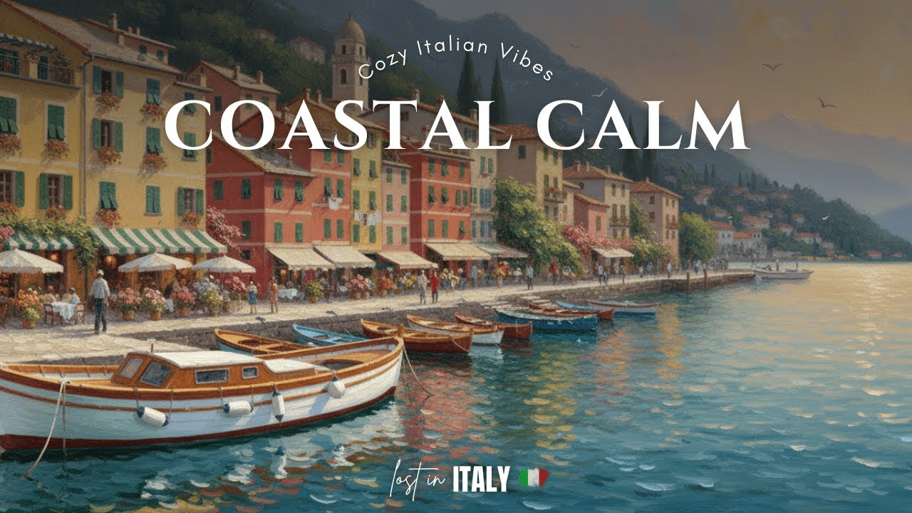 Coastal Calm | Relaxing Italian Instrumental Music for Study & Focus &ndash; Ligurian Coast