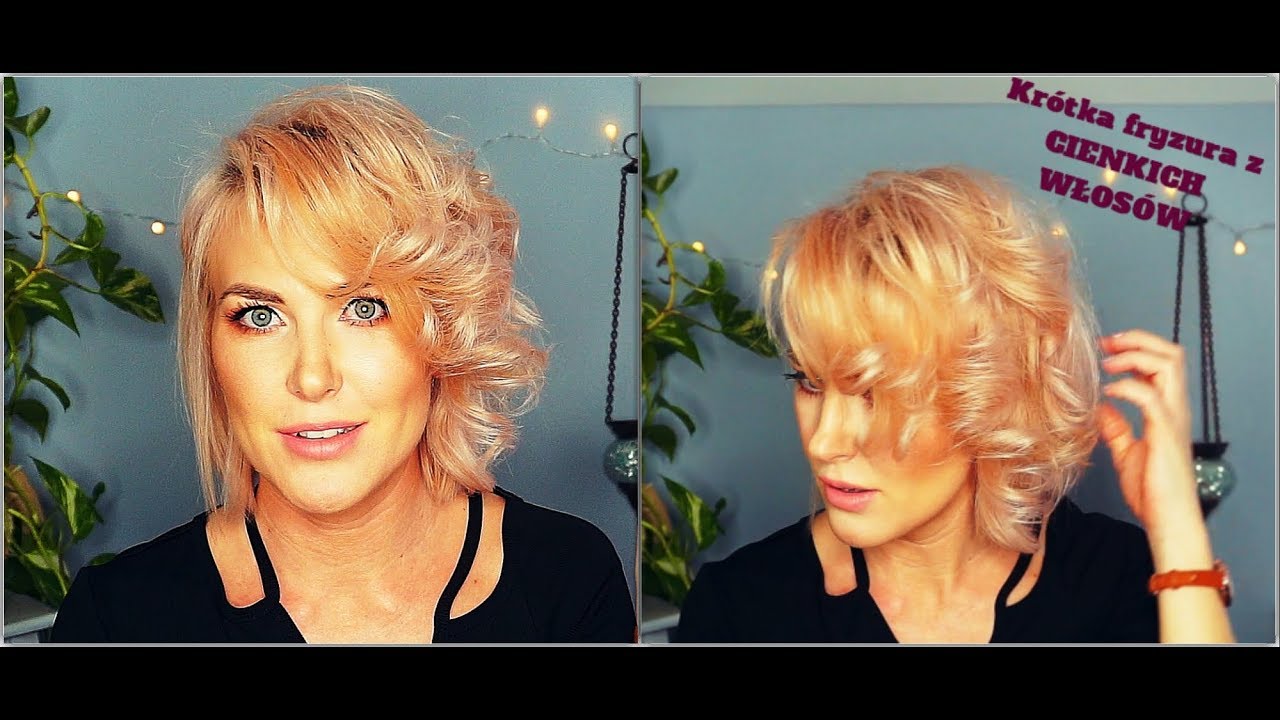 💁🏼‍♀️ Fryzura dla CIENKICH WŁOSÓW|short HAIR|prosta fryzura#2