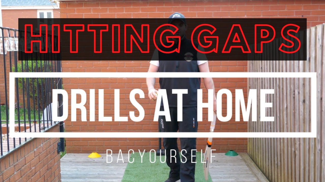 DRILLS AT HOME | BATTING | HITTING GAPS