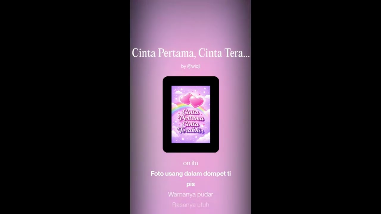 cinta pertama cinta terakhir