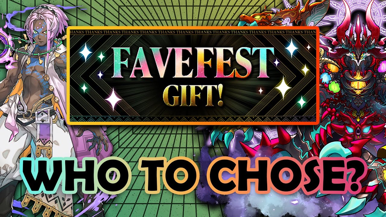 FaveFest Gift - Choose a Free 7*+ Godfest Exclusive Unit! | Puzzle and Dragons