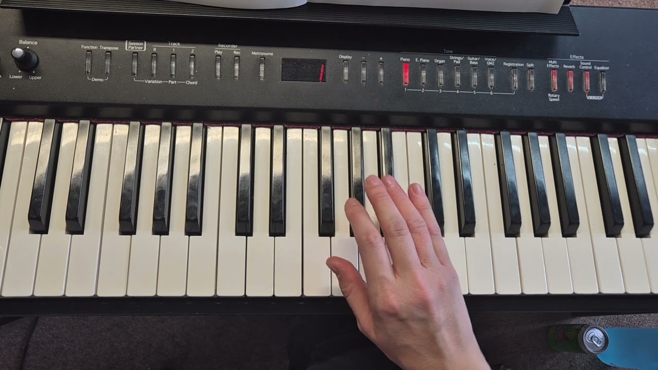 Video 1/3 Touch of Tango Grade 3 Trinity piano exercise