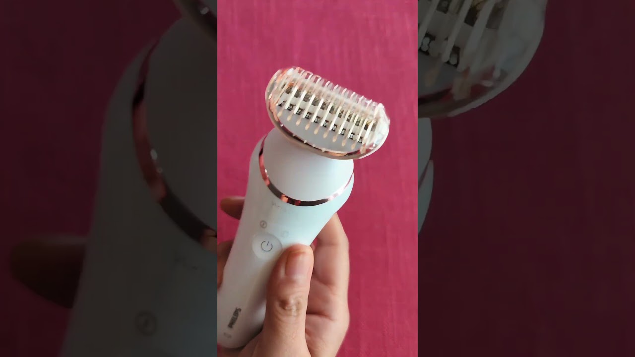 Tired of shaving? Try the The Philips Epilator Series 8000 by 