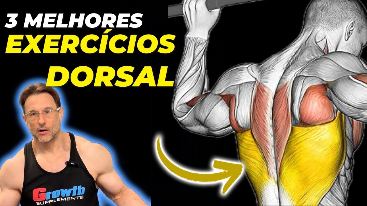 APENAS 3 MAS OS MELHORES EXERCÍCIOS PARA DORSAL!