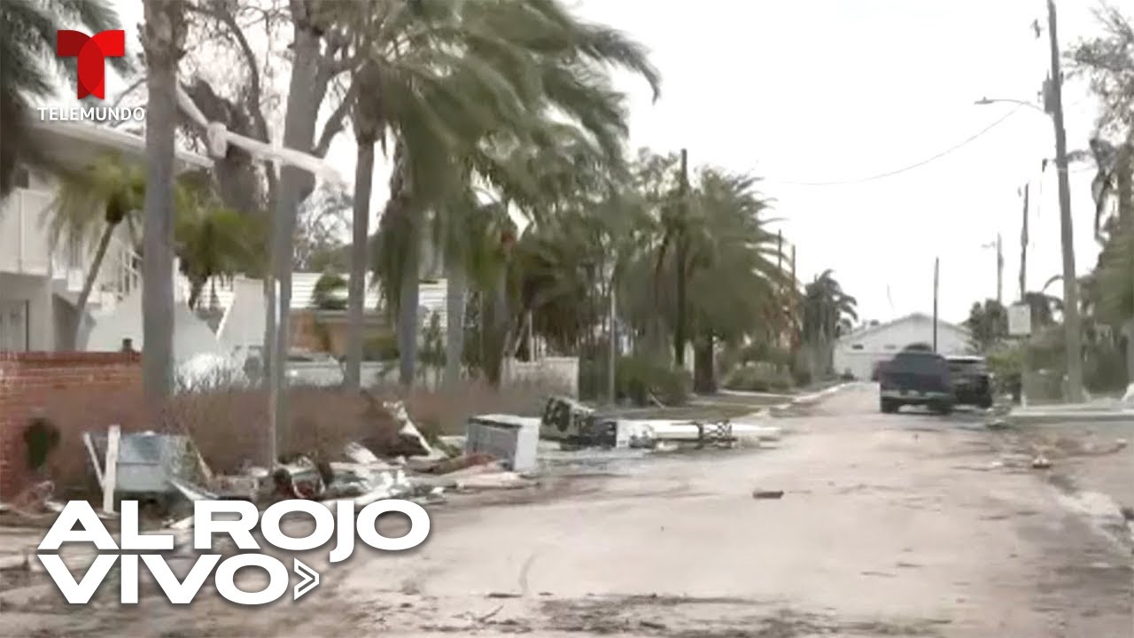 Milton causa inundaciones y daños generalizados en Venice, Florida | Al Rojo Vivo | Telemundo