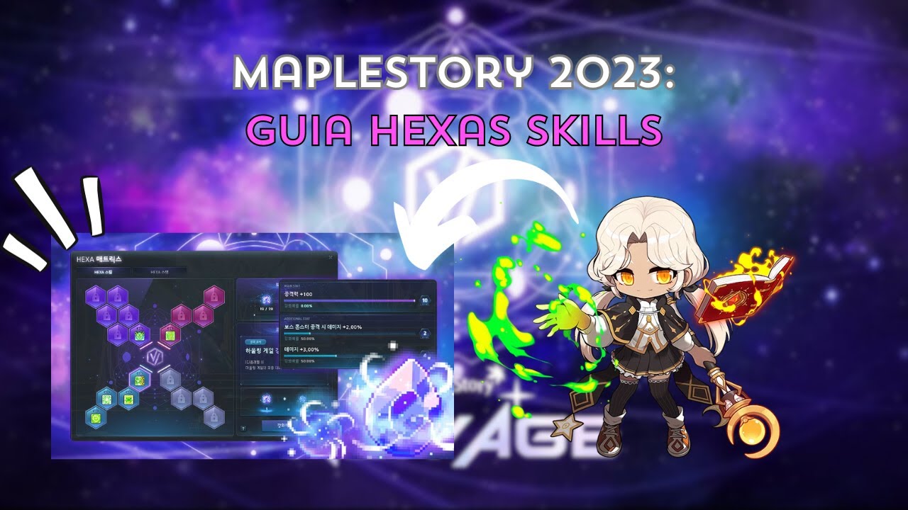 MapleStory 2024 | Guia de 6th Job Hexa Skills.