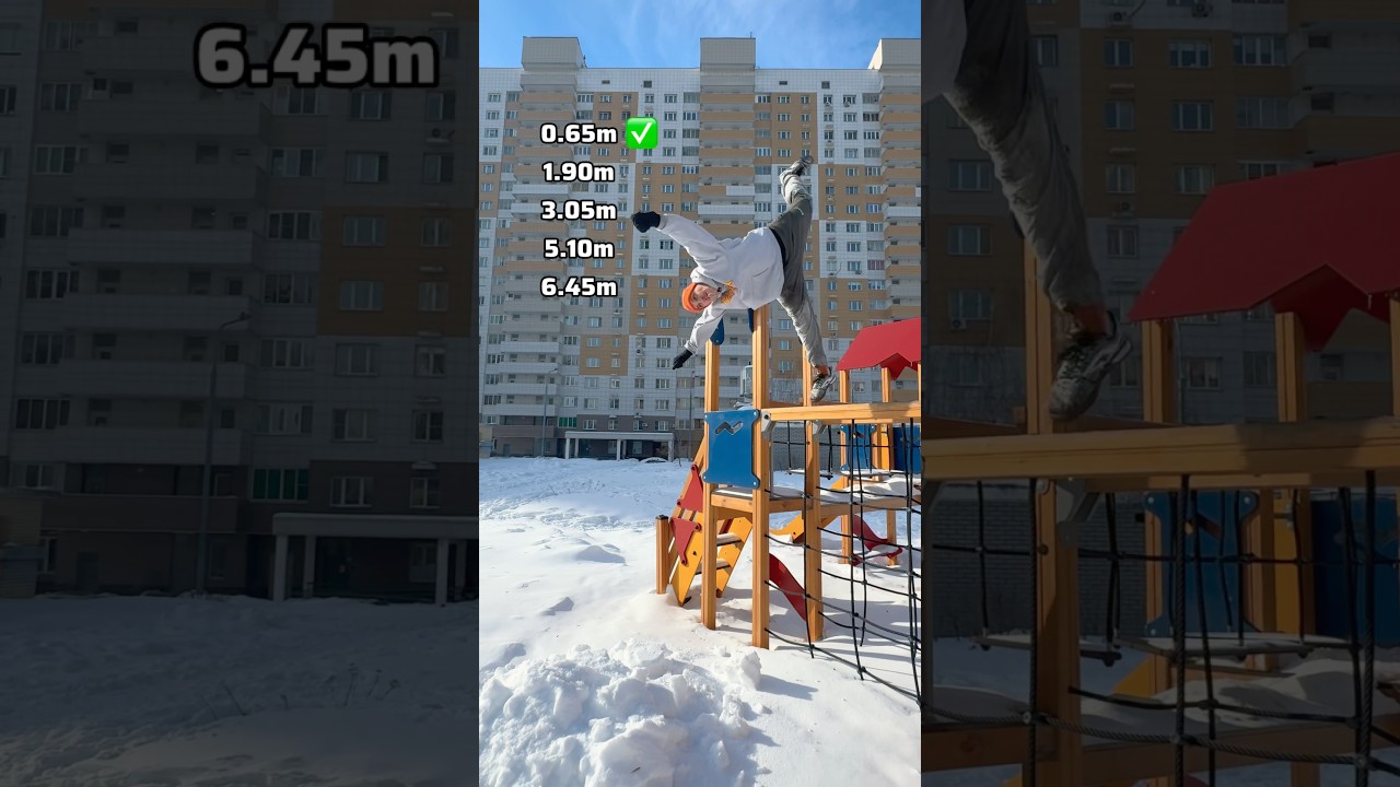 С какой высоты я не смогу сделать сальто? 💀