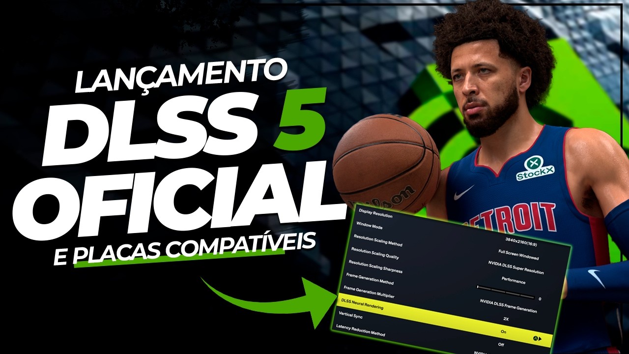 AGORA &Eacute; OFICIAL! DATA DE LAN&Ccedil;AMENTO DO DLSS 5, PLACAS COMPAT&Iacute;VEIS, PERFORMANCE E RECURSOS!