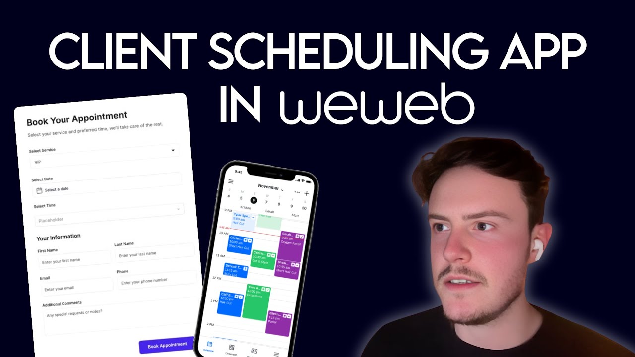 Create a POWERFUL Scheduling App in WeWeb