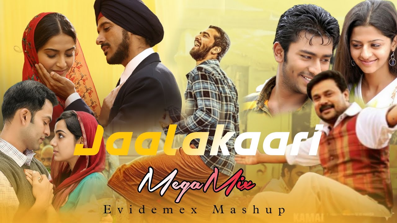 Jaalakkaari Mega Mashup ❤️ | Malayalam × Hindi × Tamil Love Vibes