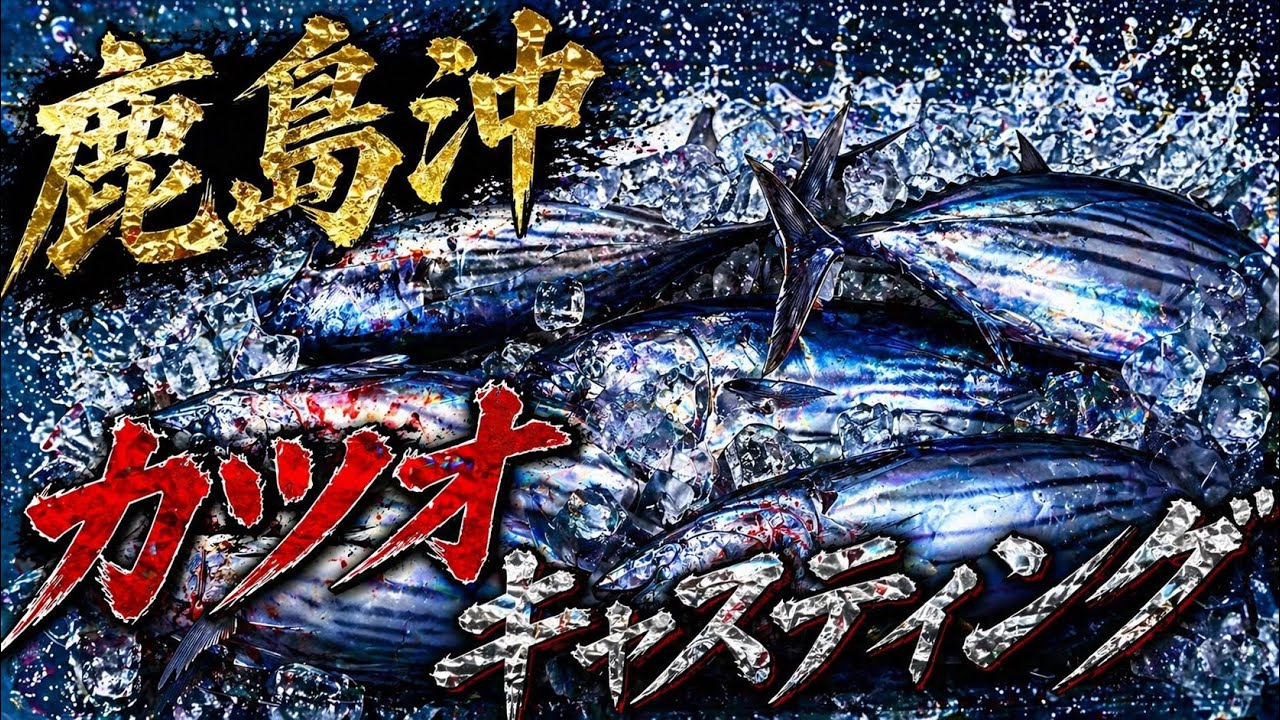 トップに炸裂カツオキャスティング