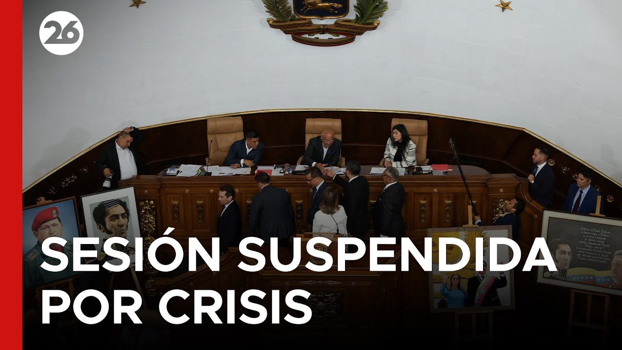 ⛔ PARLAMENTO PARALIZADO | Suspendida la sesión clave para Ley de Amnistía tras la crisis de Guanipa