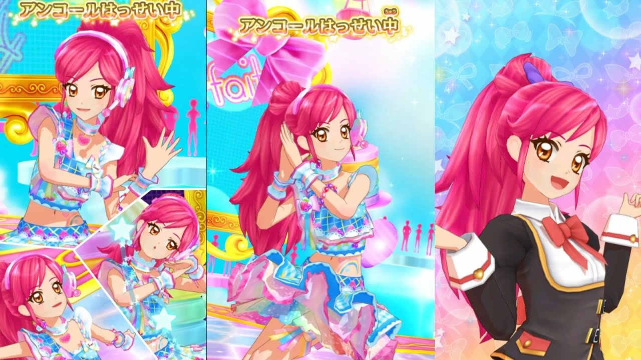 【アイカツ・ドリームストーリー】音城セイラ誕生日記念・「MUSIC of DREAM!!!」をプレイ＆アンコール（スイートアンジュベリーコーデ）