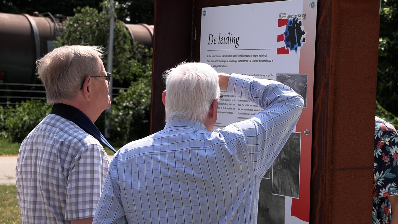 Geschiedenis Sas van Gent overdragen via pad