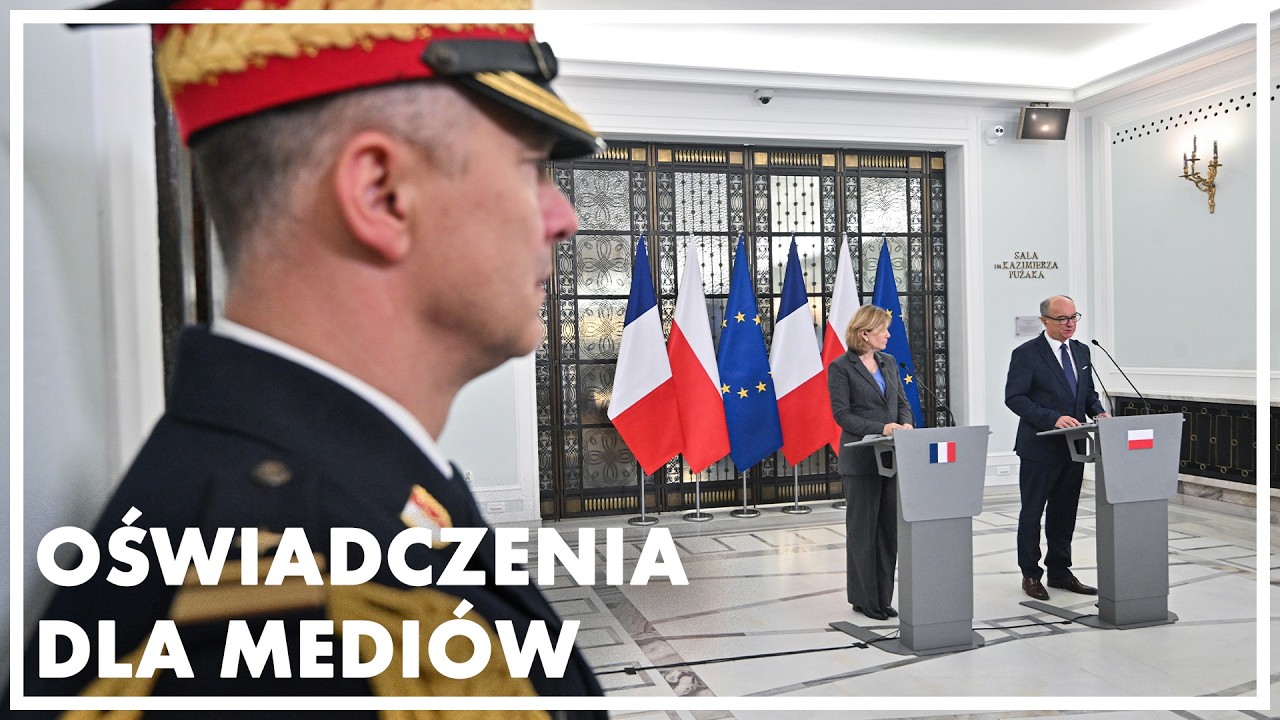 Oświadczenia marszałka Sejmu  oraz przewodniczącej Zgromadzenia Narodowego Francji