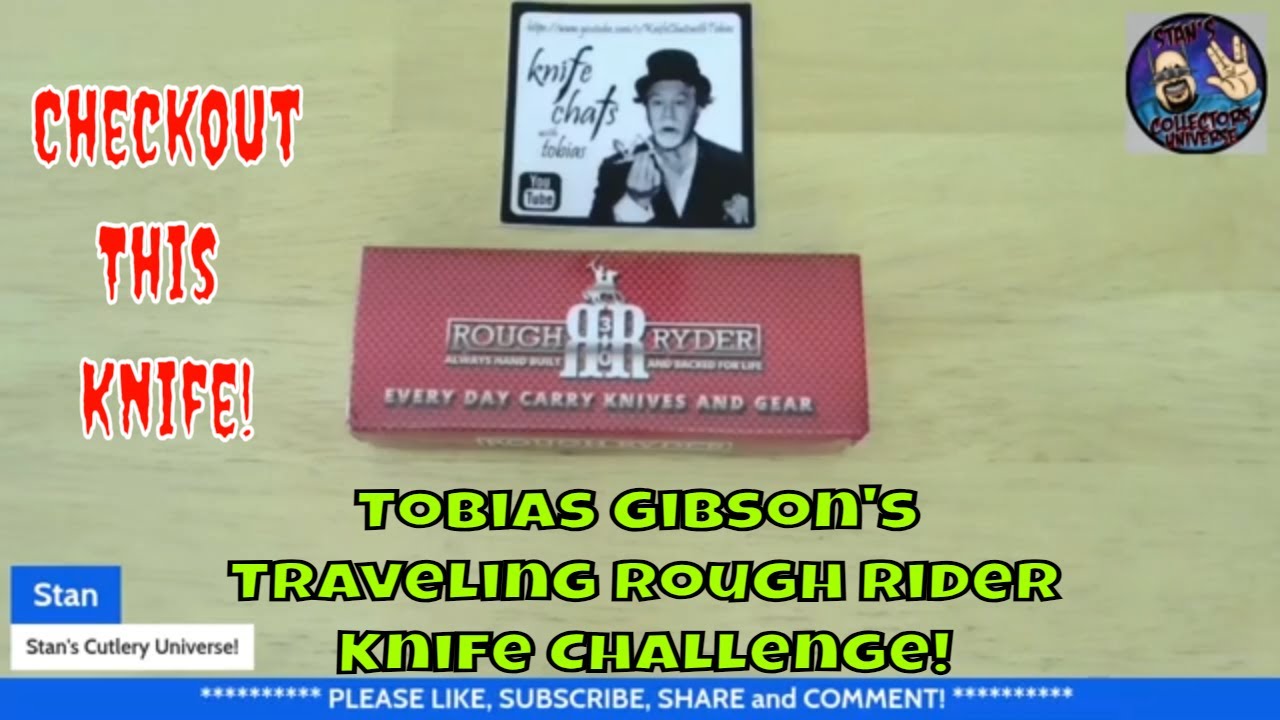 Travelling Rough Rider Knife Challenge; RR2673 Bullfrog! @KnifeChatswithTobias #edcknife #cutlery