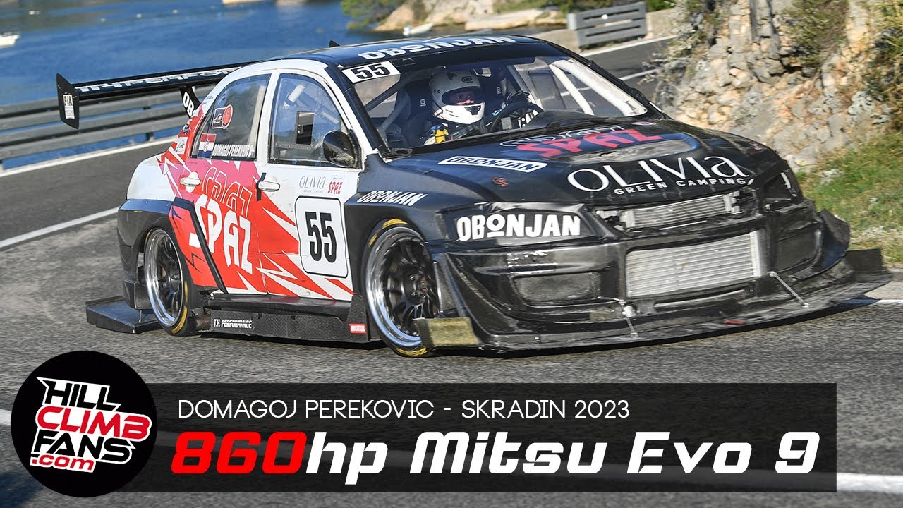 860hp Mitsubishi Evo9 - Domagoj Perekovic || Hill Climb Skradin 2023