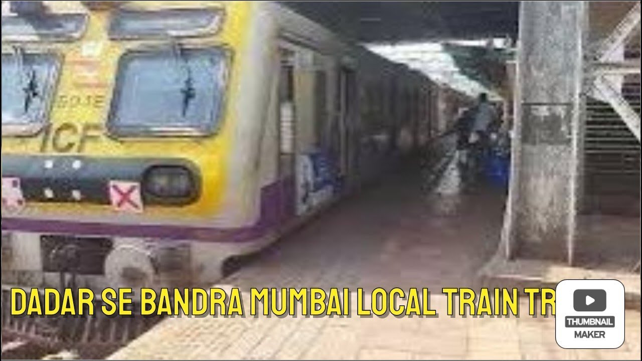Dadar to Bandra Local Train / Western Railway Mumbai #sosablog #mumbai