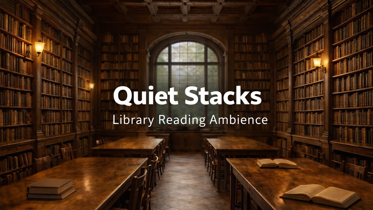 Quiet Stacks, Library Reading Ambience | 고요한 도서관