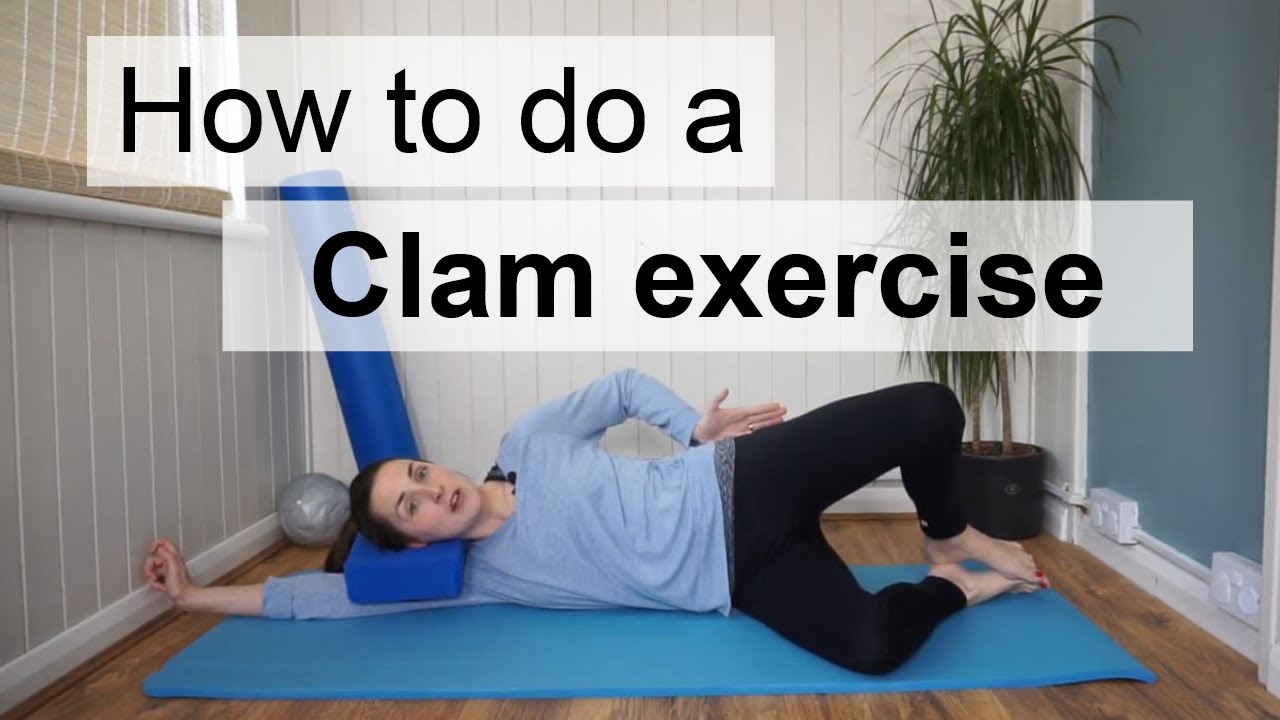 Pilates exercises - The Clam