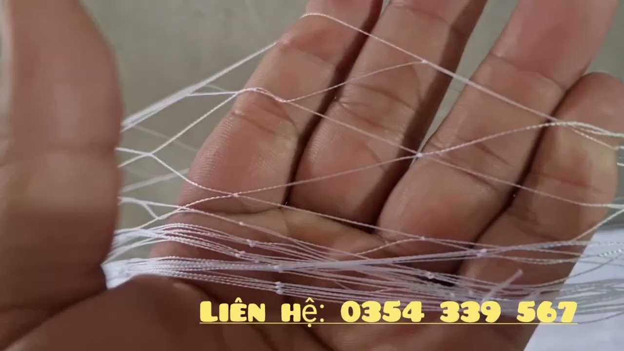 Lưới Dù Thái Hàng Mỏ Leo-Lưới Dù Thái Mắt Dọc
