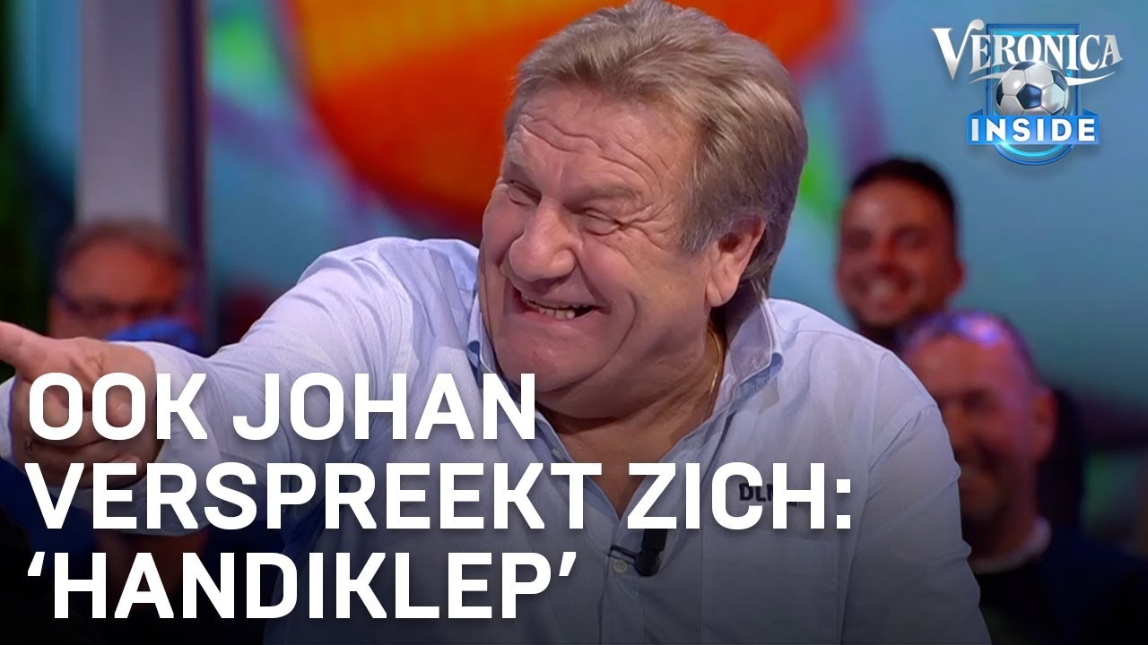 Ook Johan verspreekt zich: 'Handiklep' | VERONICA INSIDE