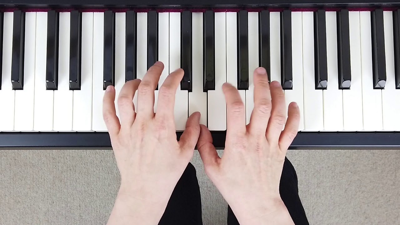 How to play D Major Contrary Motion Scale on the Piano (Right & Left Hand - Correct Fingering)