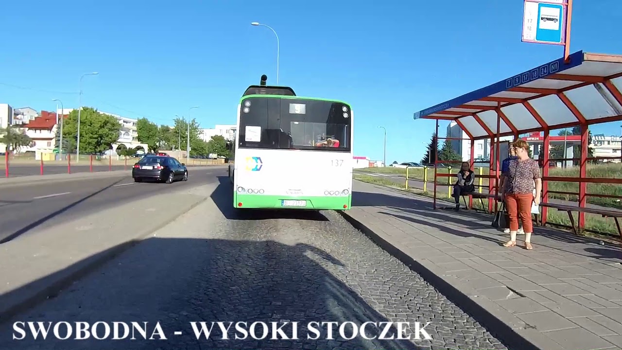 AUTOBUSEM PO BIAŁYMSTOKU LINIA 17 HERBERTA - DOJLIDY PLAŻA + objazd